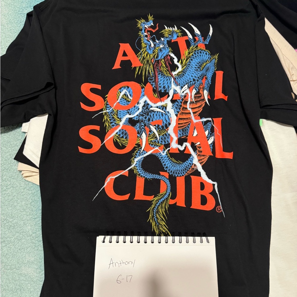 Large anti social social club tee